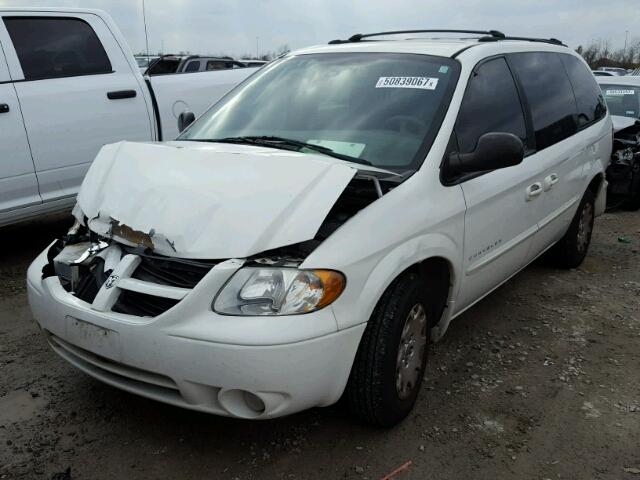 2C8GP44G31R125217 - 2001 CHRYSLER TOWN & COU WHITE photo 2