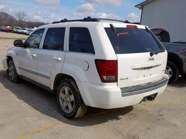 1J4HR58N35C620671 - 2005 JEEP GRAND CHER WHITE photo 3