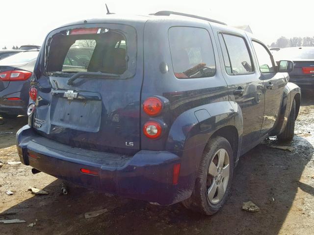 3GNCA33D88S723357 - 2008 CHEVROLET HHR LS Көк фото 4