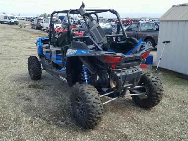 3NSVFE921JF944607 - 2018 POLARIS RZR XP 4 T BLUE photo 3