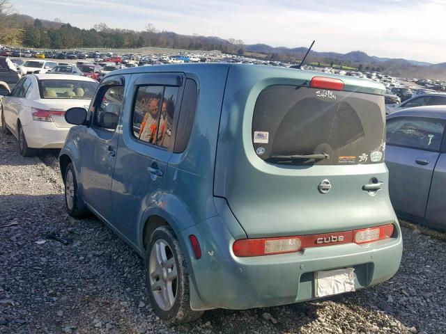 JN8AZ28R89T115650 - 2009 NISSAN CUBE BASE BLUE photo 3