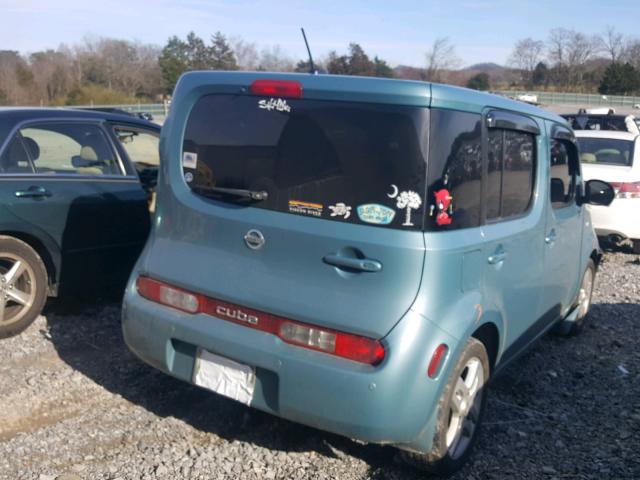 JN8AZ28R89T115650 - 2009 NISSAN CUBE BASE BLUE photo 4