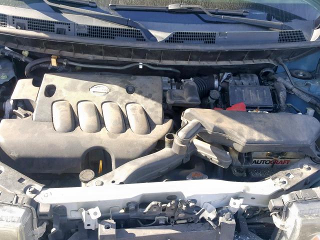 JN8AZ28R89T115650 - 2009 NISSAN CUBE BASE BLUE photo 7