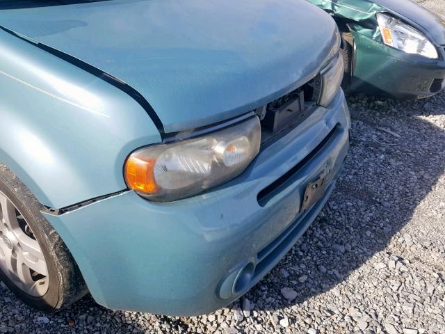 JN8AZ28R89T115650 - 2009 NISSAN CUBE BASE BLUE photo 9