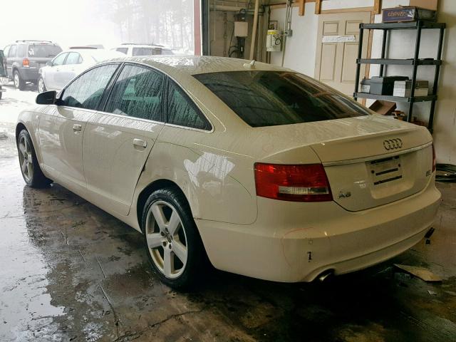 WAUDH74F38N051540 - 2008 AUDI A6 3.2 QUA WHITE photo 3