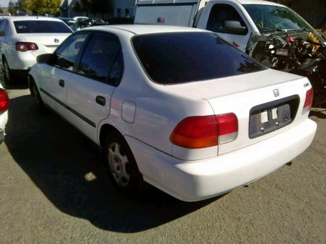 2HGEJ6627VH540559 - 1997 HONDA CIVIC DX WHITE photo 3