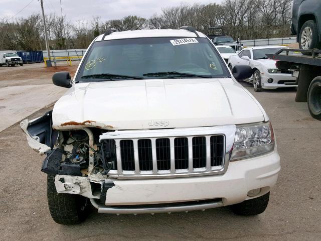 1J4GW58S34C206749 - 2004 JEEP GRAND CHER WHITE photo 7