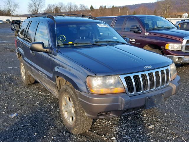 1J4GW48S71C724546 - 2001 JEEP GRAND CHER BLUE photo 1