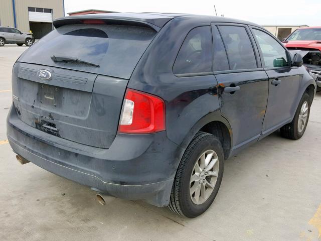 2FMDK3GC7DBE16088 - 2013 FORD EDGE SE BLACK photo 4