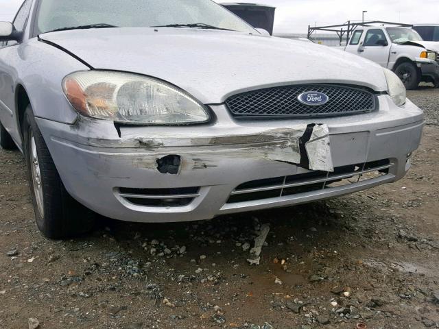 1FAHP55S84G120508 - 2004 FORD TAURUS SES SILVER photo 9