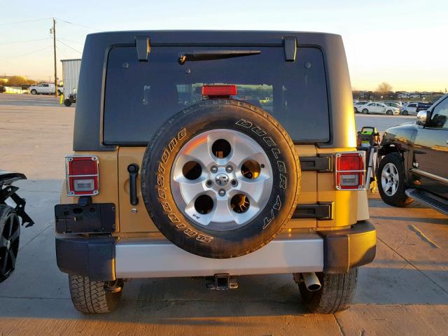 1C4AJWBGXEL242721 - 2014 JEEP WRANGLER S GOLD photo 6