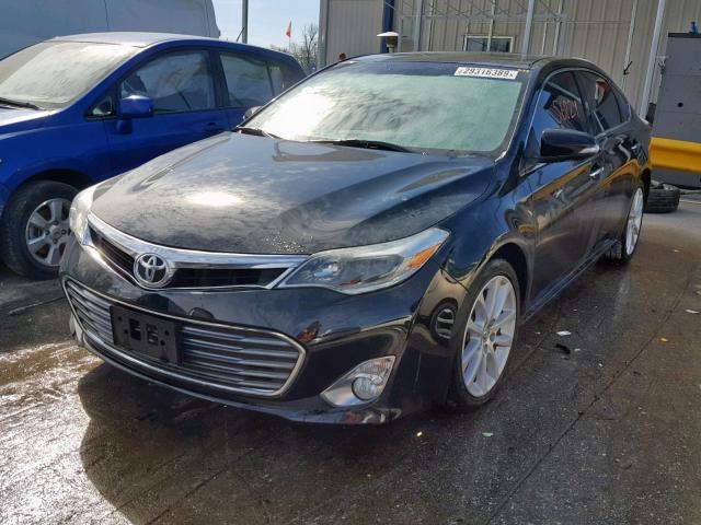 4T1BK1EBXDU057206 - 2013 TOYOTA AVALON BAS BLACK photo 2