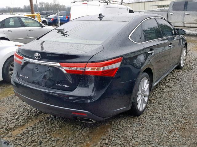 4T1BK1EBXDU057206 - 2013 TOYOTA AVALON BAS BLACK photo 4