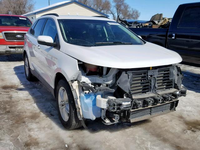 2FMPK4J92GBB19251 - 2016 FORD EDGE SEL WHITE photo 1