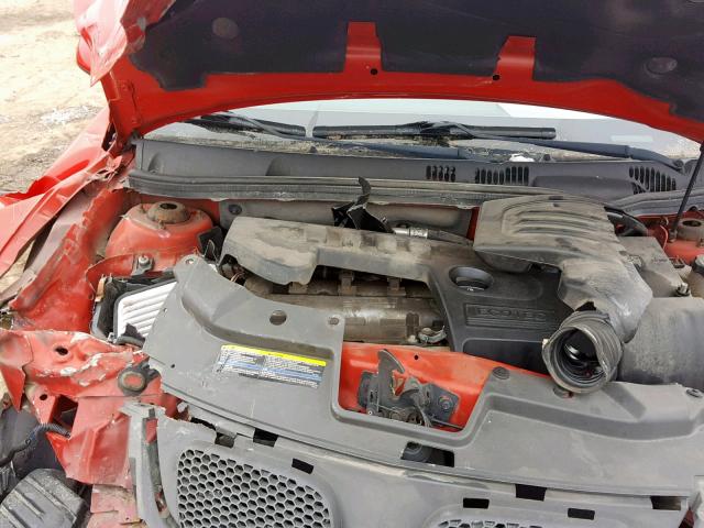 1G2AL18F887348470 - 2008 PONTIAC G5 RED photo 7