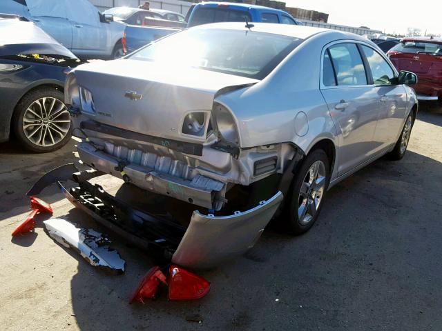 1G1ZH57B49F136185 - 2009 CHEVROLET MALIBU 1LT ვერცხლისფერი ფოტო 4