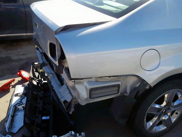 1G1ZH57B49F136185 - 2009 CHEVROLET MALIBU 1LT ვერცხლისფერი ფოტო 9