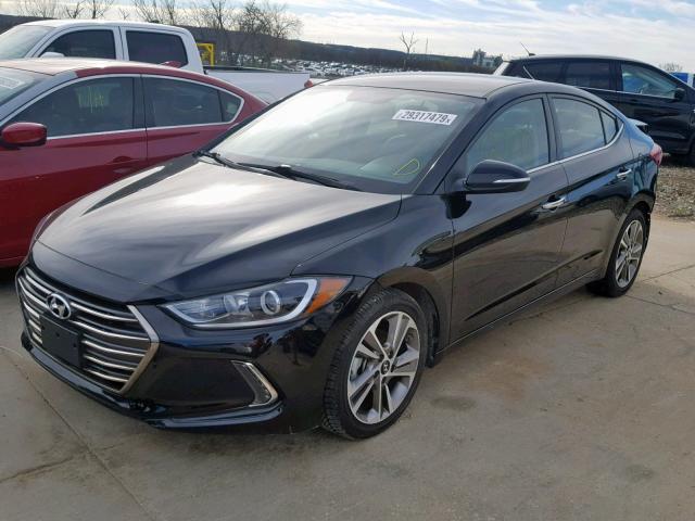 5NPD84LF6HH049719 - 2017 HYUNDAI ELANTRA SE BLACK photo 2