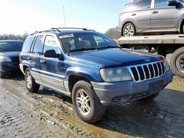 1J4GW48S22C315565 - 2002 JEEP GRAND CHER BLUE photo 1