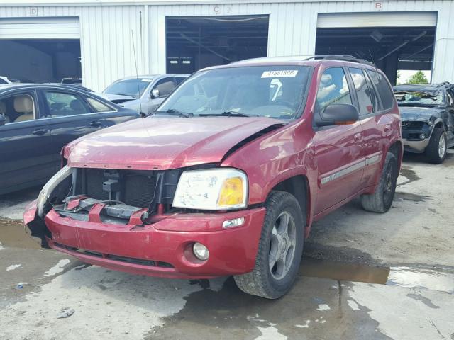 1GKDS13S832410069 - 2003 GMC ENVOY RED photo 2