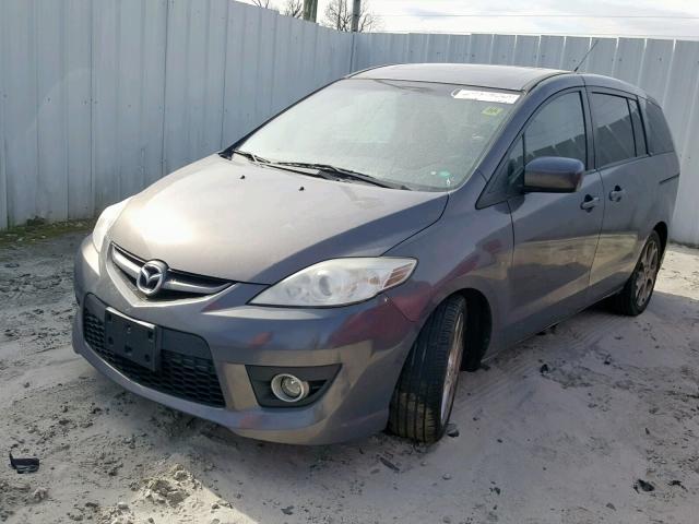 JM1CR2W33A0366973 - 2010 MAZDA 5 GRAY photo 2