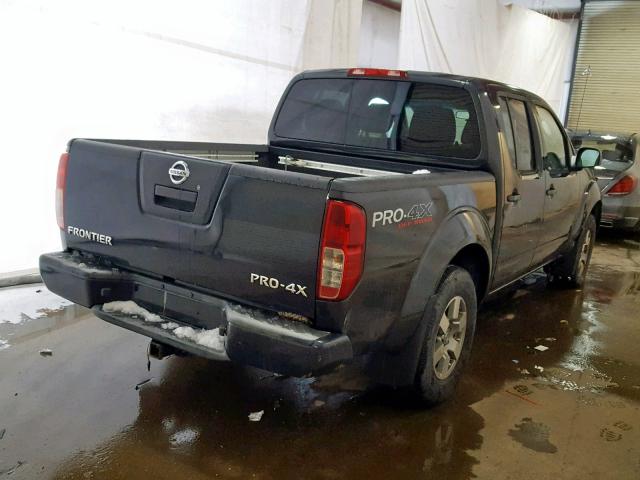 1N6AD0EV9AC447808 - 2010 NISSAN FRONTIER C GRAY photo 4