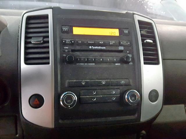 1N6AD0EV9AC447808 - 2010 NISSAN FRONTIER C GRAY photo 9