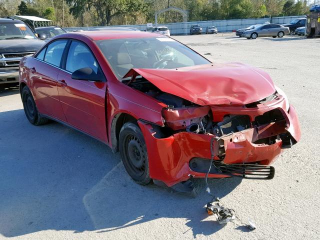 1G2ZF55B464169408 - 2006 PONTIAC G6 SE RED photo 1