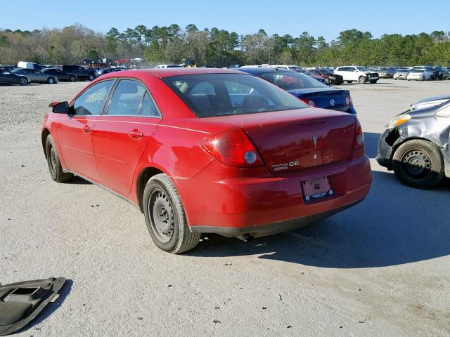 1G2ZF55B464169408 - 2006 PONTIAC G6 SE RED photo 3