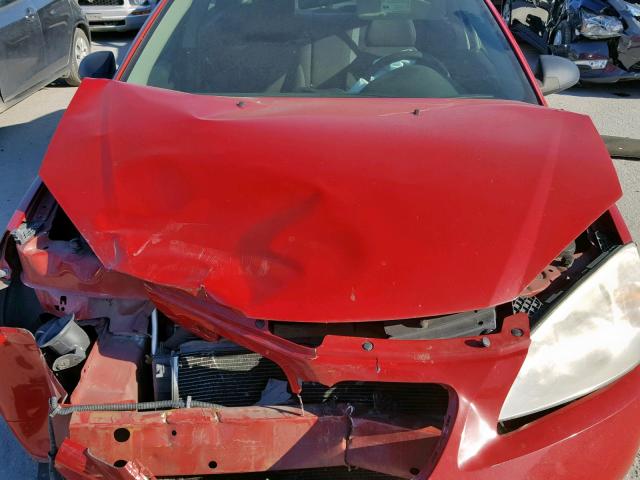 1G2ZF55B464169408 - 2006 PONTIAC G6 SE RED photo 7