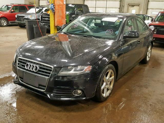 WAULF78K39A148481 - 2009 AUDI A4 2.0T QU BLACK photo 2