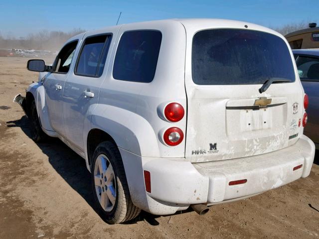 3GNBABFWXBS572824 - 2011 CHEVROLET HHR LT WHITE photo 3