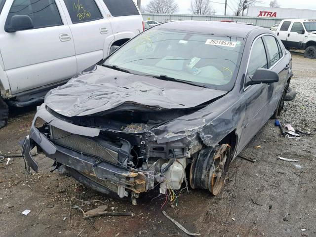 1G1ZB5EB3AF274308 - 2010 CHEVROLET MALIBU LS GRAY photo 2