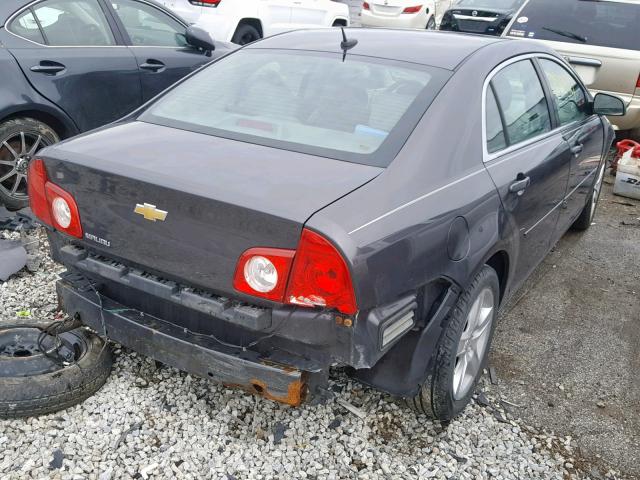 1G1ZB5EB3AF274308 - 2010 CHEVROLET MALIBU LS GRAY photo 4