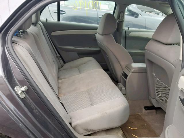 1G1ZB5EB3AF274308 - 2010 CHEVROLET MALIBU LS GRAY photo 6