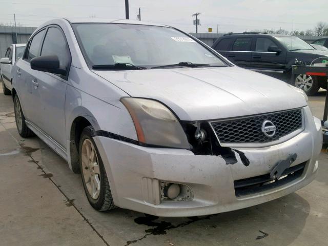 3N1AB6AP2CL617794 - 2012 NISSAN SENTRA 2.0 GRAY photo 1