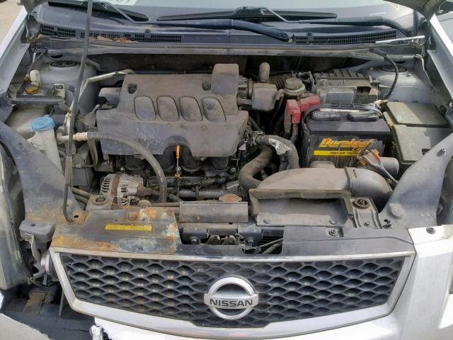 3N1AB6AP2CL617794 - 2012 NISSAN SENTRA 2.0 GRAY photo 7