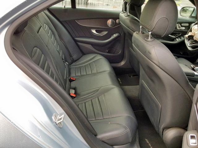 55SWF6GB5FU000152 - 2015 MERCEDES-BENZ C 400 4MAT GRAY photo 6