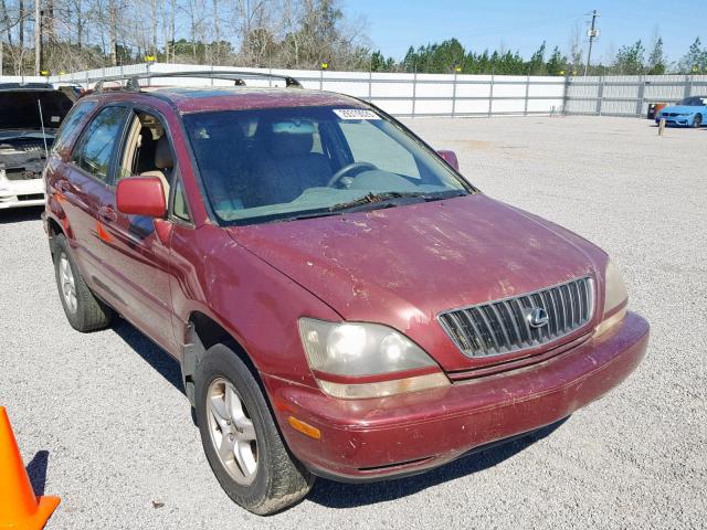 JT6HF10UXX0055860 - 1999 LEXUS RX 300 MAROON photo 1