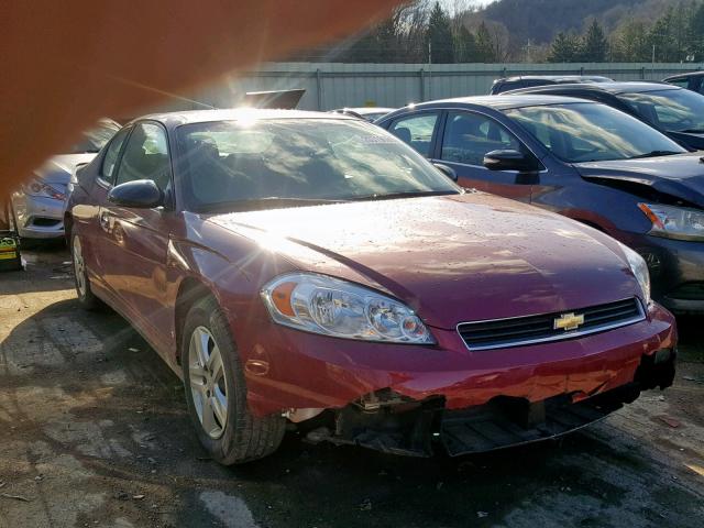 2G1WM15K269282633 - 2006 CHEVROLET MONTE CARL RED photo 1