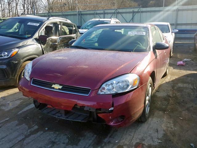 2G1WM15K269282633 - 2006 CHEVROLET MONTE CARL RED photo 2