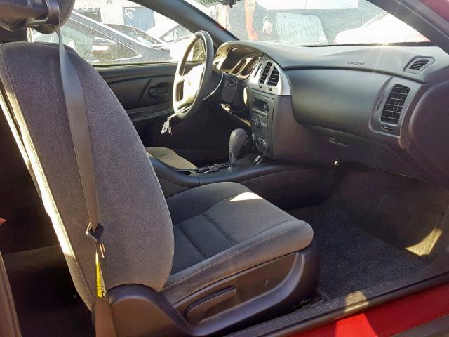 2G1WM15K269282633 - 2006 CHEVROLET MONTE CARL RED photo 5