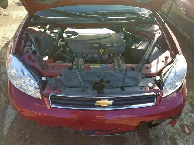 2G1WM15K269282633 - 2006 CHEVROLET MONTE CARL RED photo 7