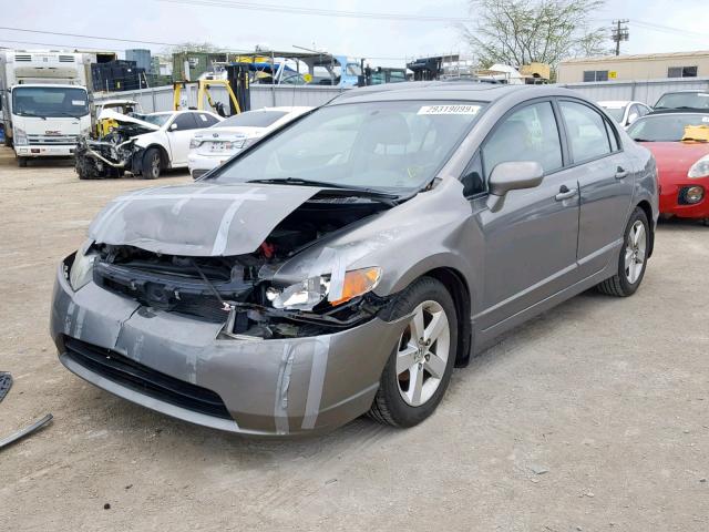 2HGFA15988H501070 - 2008 HONDA CIVIC EXL GRAY photo 2