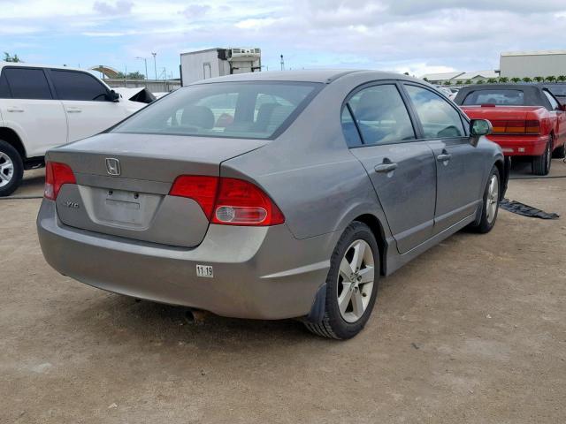 2HGFA15988H501070 - 2008 HONDA CIVIC EXL GRAY photo 4