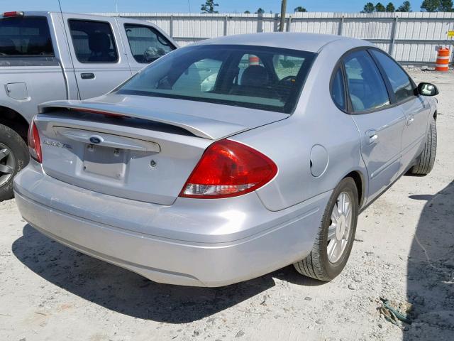 1FAFP56U46A208694 - 2006 FORD TAURUS SEL SILVER photo 4