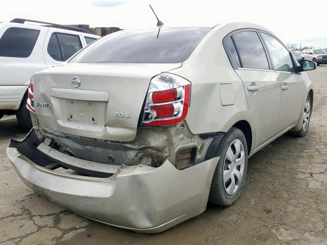 3N1AB61E07L641127 - 2007 NISSAN SENTRA 2.0 TAN photo 4