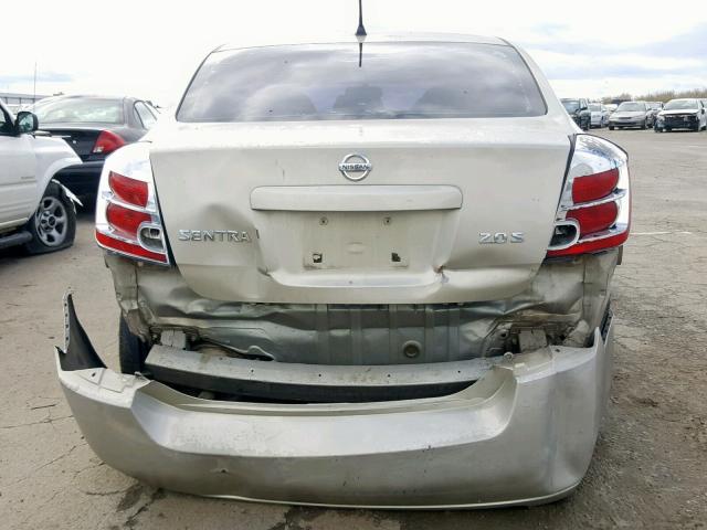 3N1AB61E07L641127 - 2007 NISSAN SENTRA 2.0 TAN photo 9