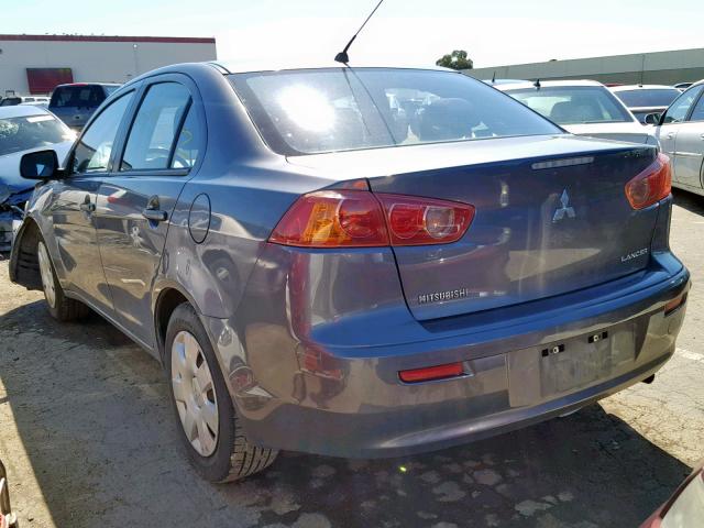 JA3AU16U69U019522 - 2009 MITSUBISHI LANCER DE GRAY photo 3