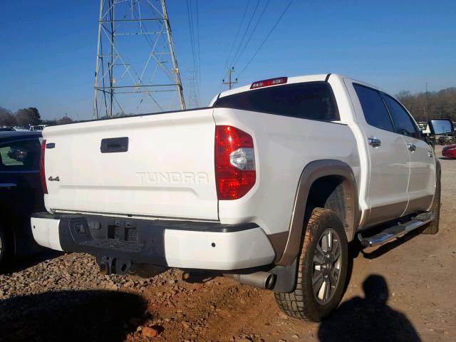 5TFAW5F15FX439095 - 2015 TOYOTA TUNDRA CRE WHITE photo 4